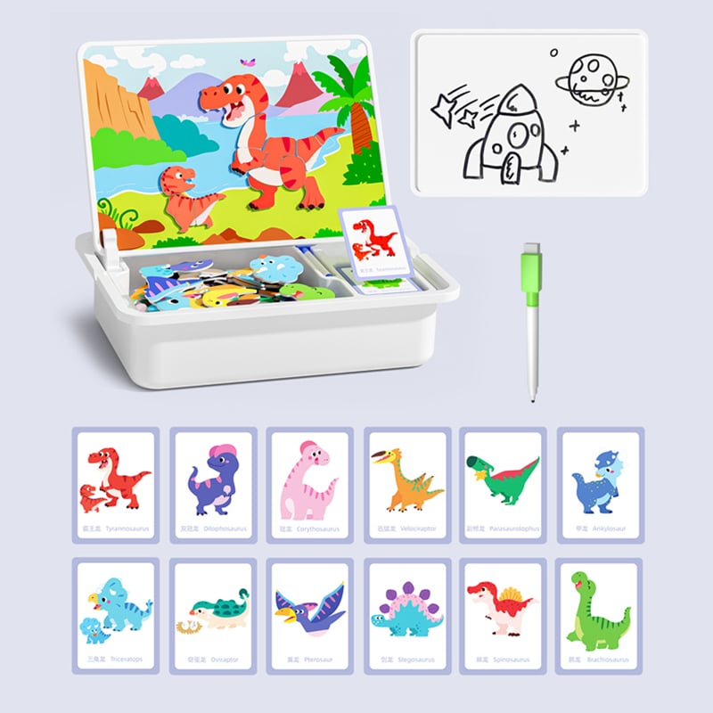 Magnetic Puzzle Learning Building Block Toys