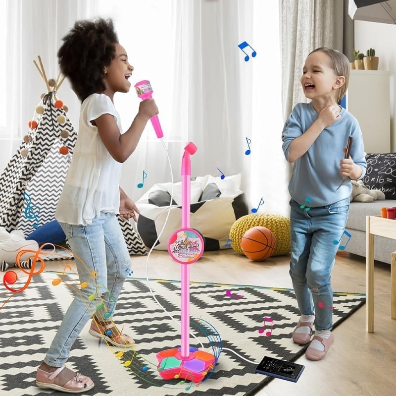 🎤 Kids Microphone and Stand 🌟