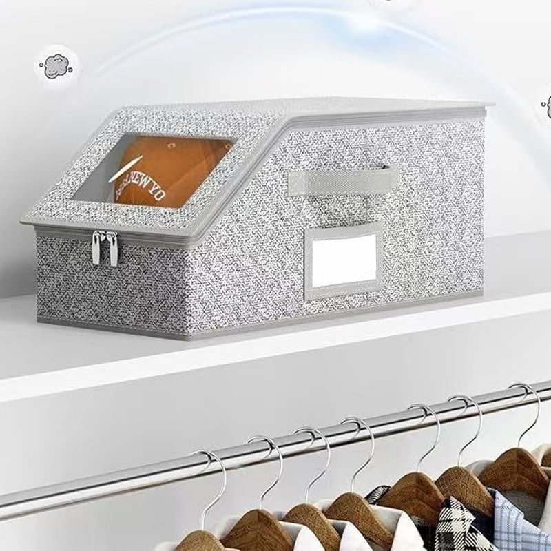 Multifunctional Foldable Dust Hat Storage Box