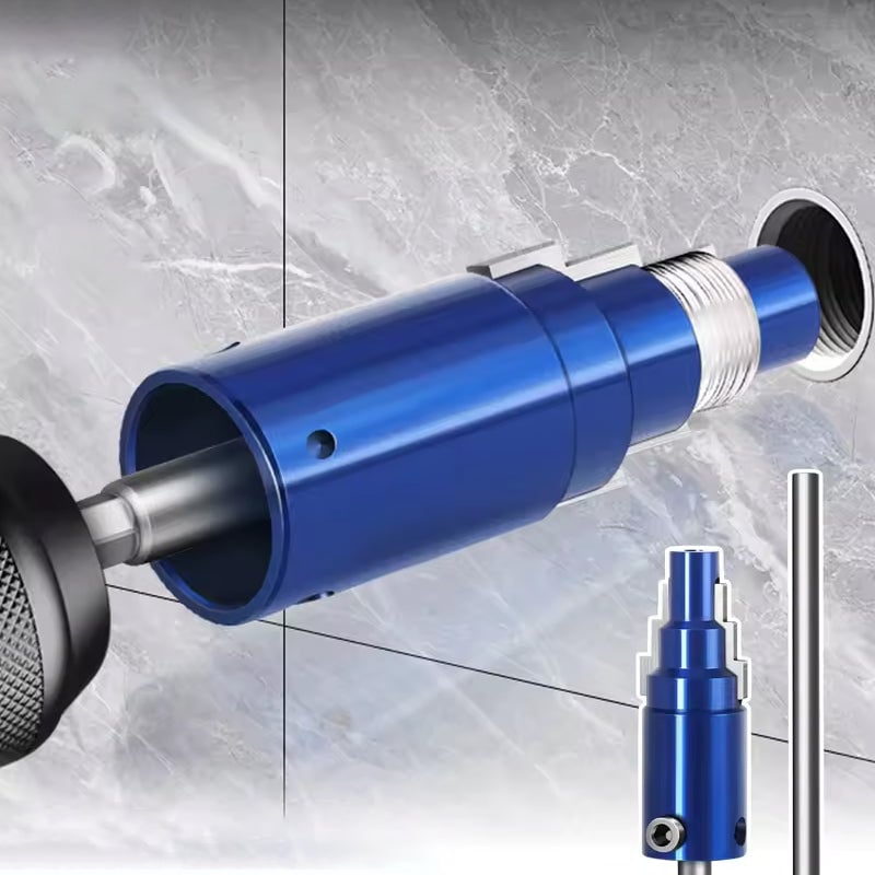 Universal Broken Tap Extractor for Faucet Angle Valves | High-Hardness Hex Shank Thread Remover (1/2", 3/4", 1")