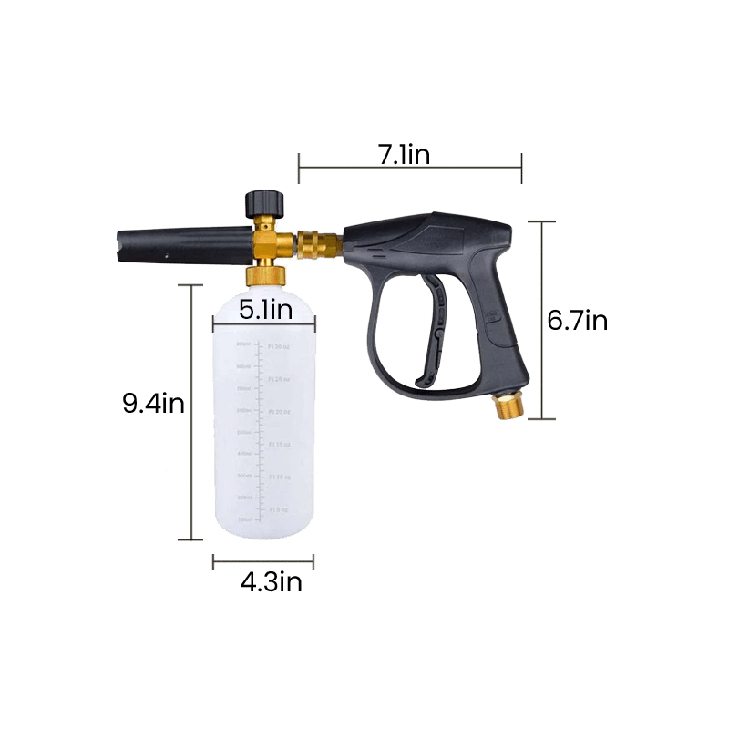 Enhance Your Car Washing Experience - Sakerplus Foam Cannon Dual Connector Accessory