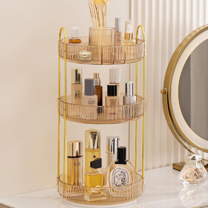 360° Rotating Makeup Organizer