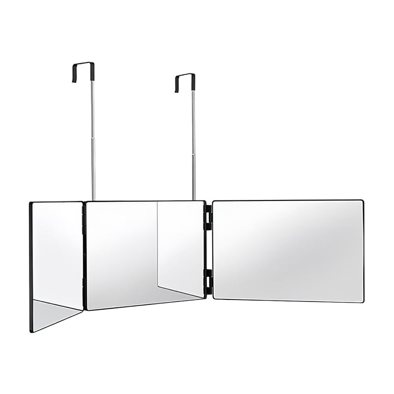 Expandable Tri-Fold Hanging Mirror