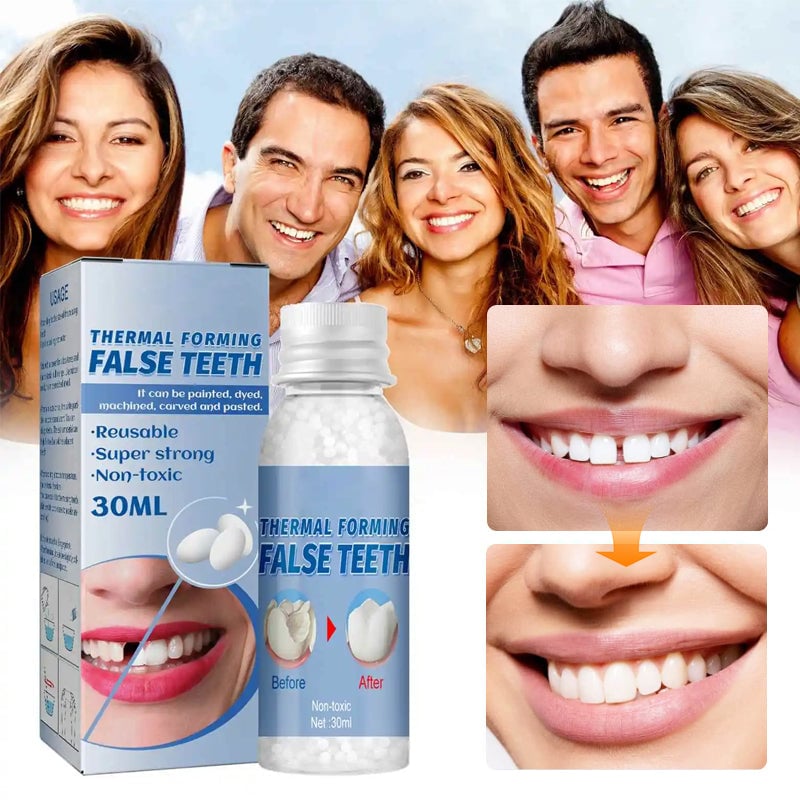 ✨ Moldable False Teeth for Temporary Tooth Fillings