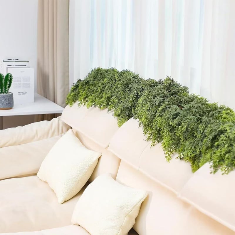 Sakerplus Artificial Plant Christmas Rattan