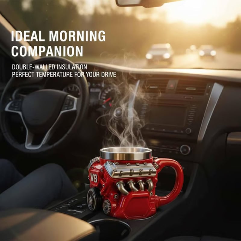 Ultimate V8 Engine Coffee Mug