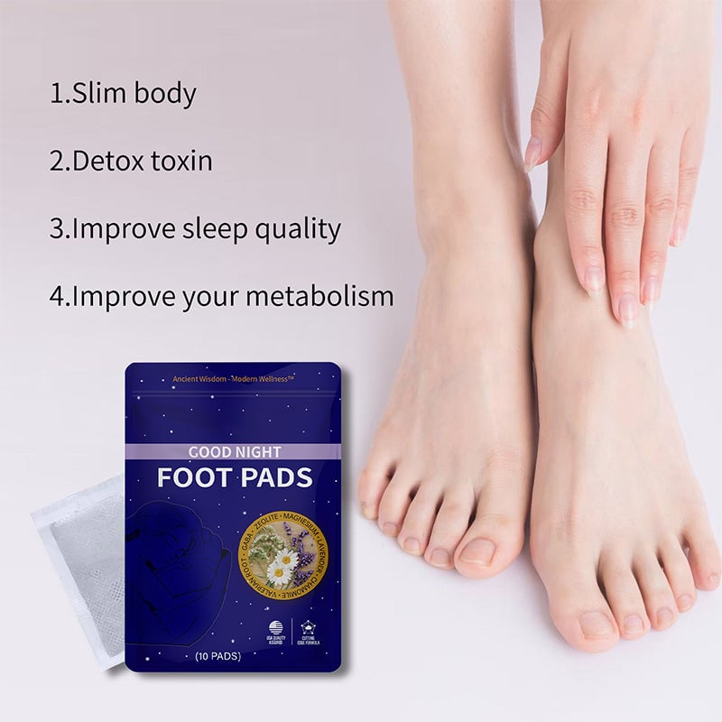 Herbal Detox Foot Pads for Stress Relief, Better Sleep