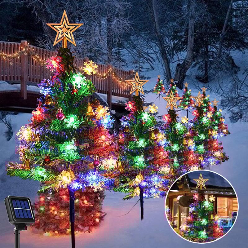 Solar Christmas Stake Lights – Outdoor Garden & Lawn Decoration Lights