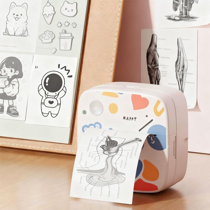 New Mini Wireless Bluetooth Label Printer