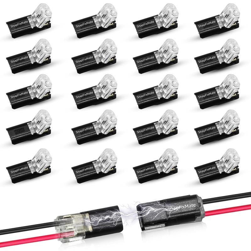 LED Strip Connector Plug with Locking Buckle