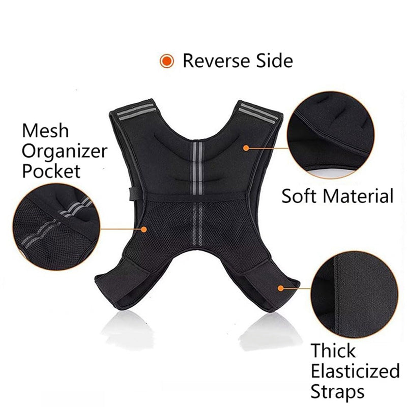 Weighted Vest with Reflective Stripe