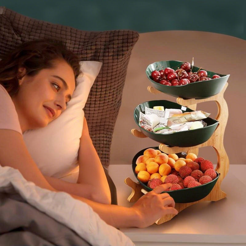 Creative Modern Three-Layer Fruit Plate