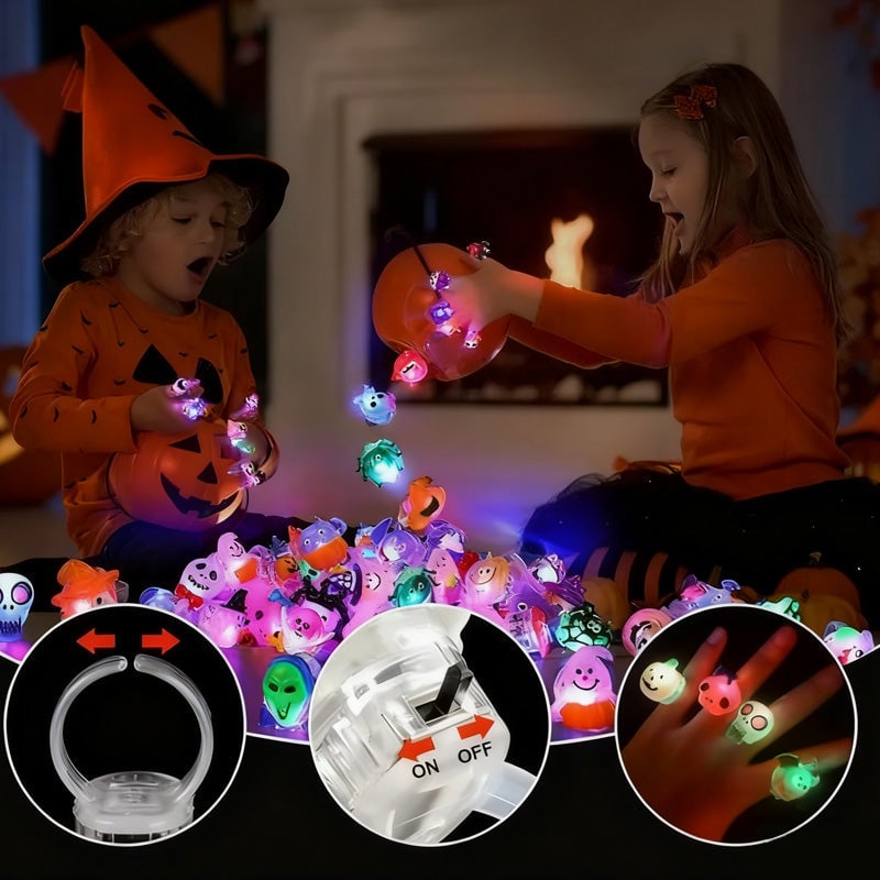 Halloween LED Light-Up Party Favors