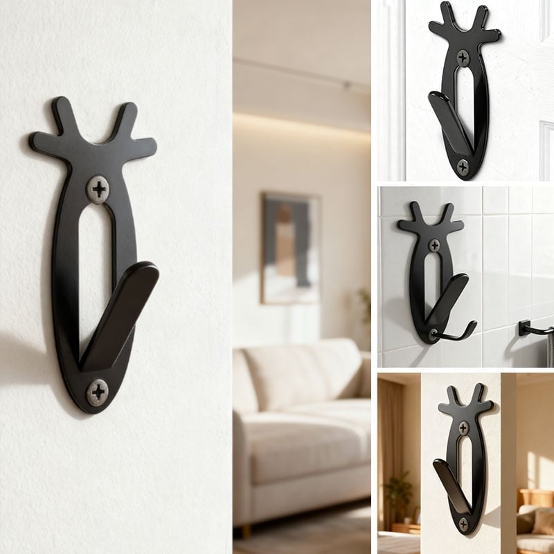 Deer Iron Wall Hook Decor