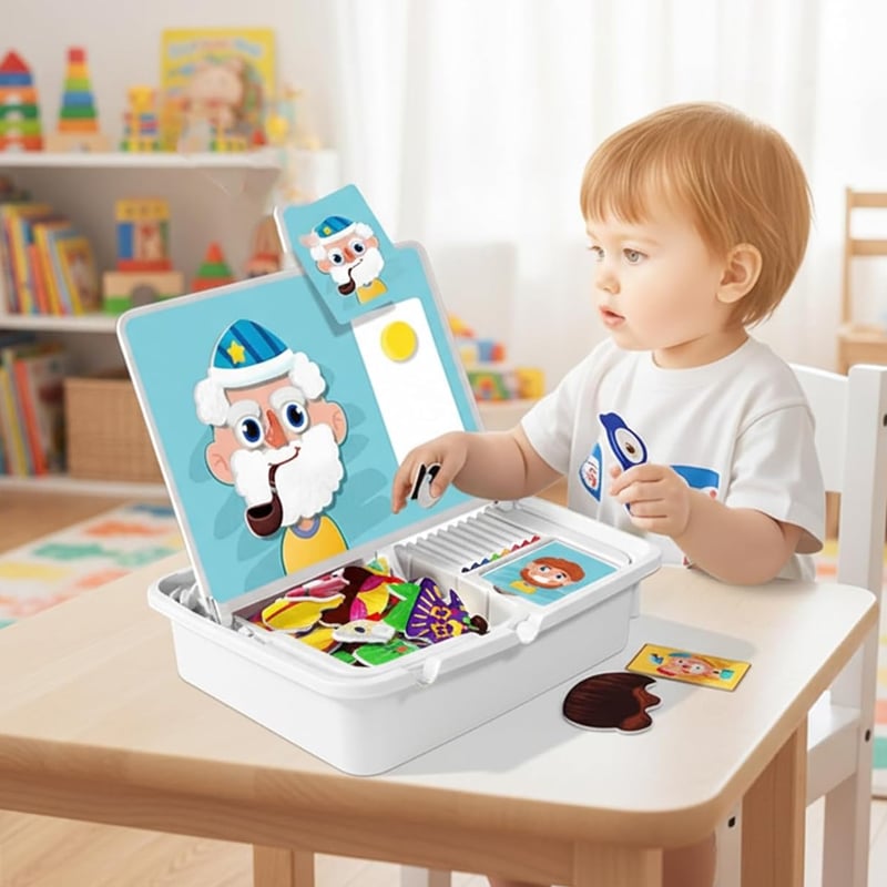 Magnetic Puzzle Learning Building Block Toys