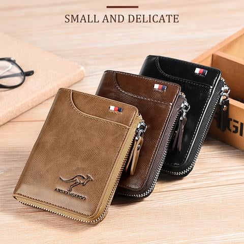 Men’s RFID Blocking Wallet, Multi-function Credit Card Holder