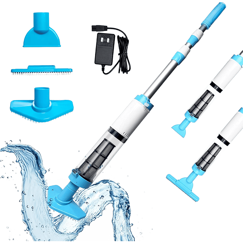 3-in-1 Cordless Rechargeable Powerful Motor Swimming Pool Vacuum Cleaner