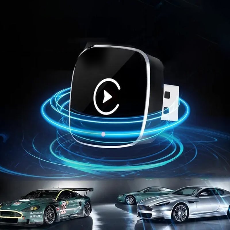 2-in-1 Adapter: Wireless CarPlay & Android Auto