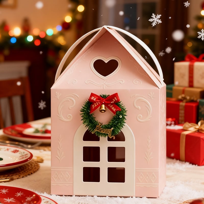 Christmas Wonderland Cottage Gift Box-cp