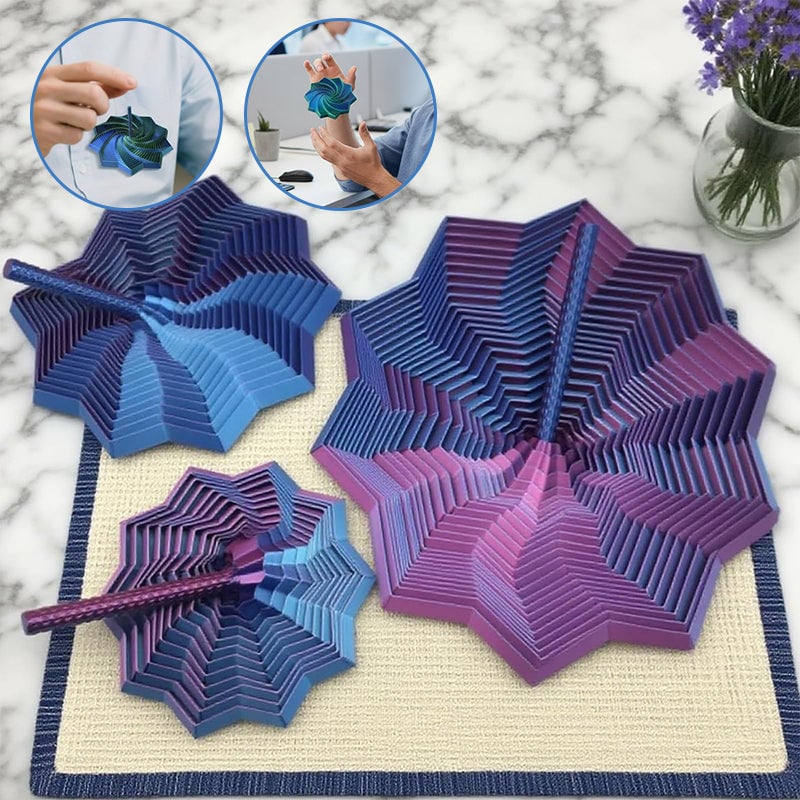 3D Printed Handheld Star Sensory Fidget Toy