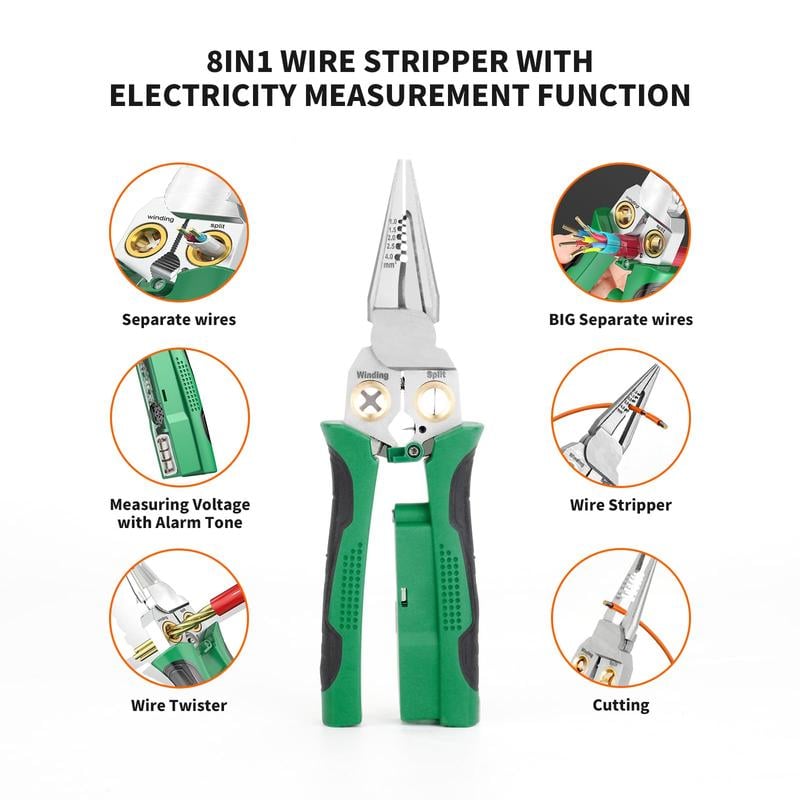 8-in-1 Wire Stripper Twister
