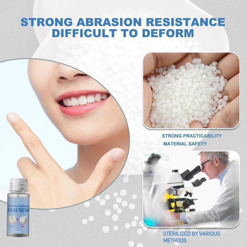 ✨ Moldable False Teeth for Temporary Tooth Fillings