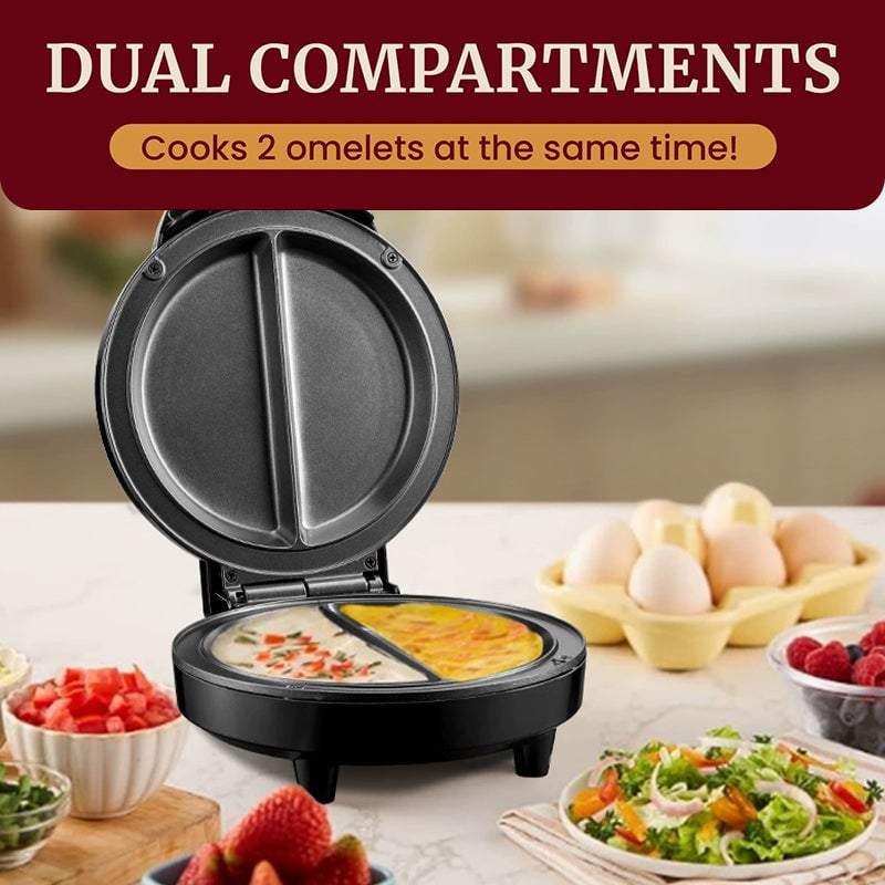 Aless™ Dual-Zone Electric Omelette Maker