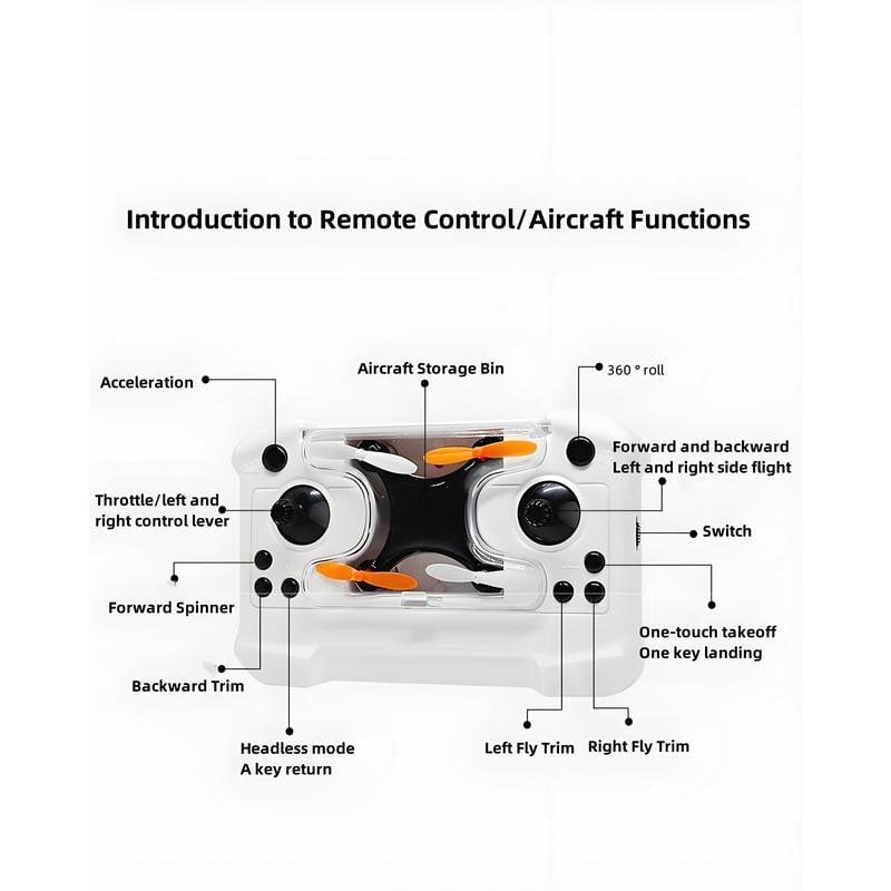 Mini Drone Beginner-Friendly Stunt Flyer