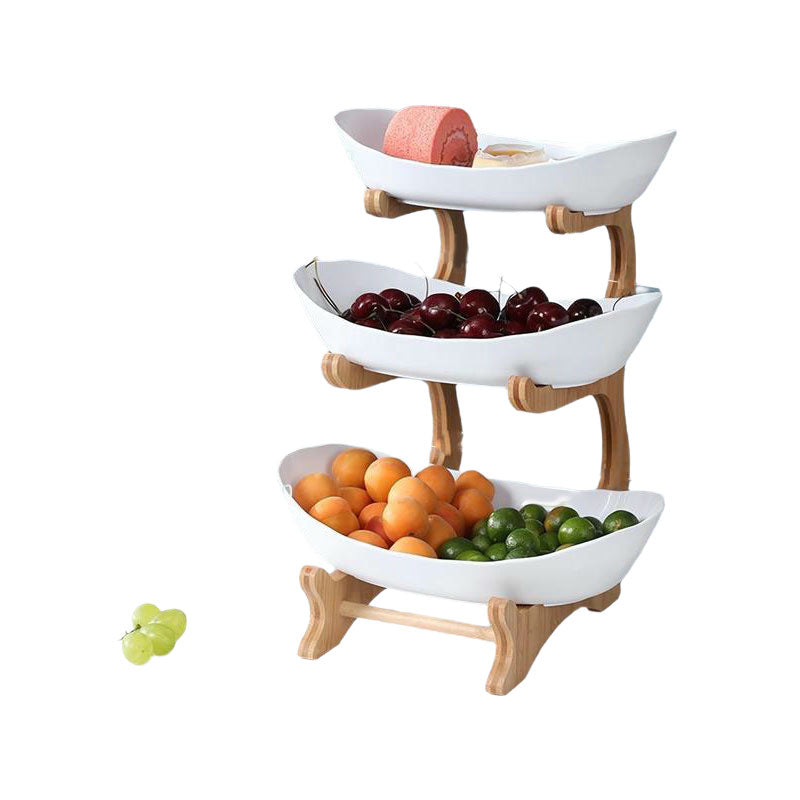 Creative Modern Three-Layer Fruit Plate