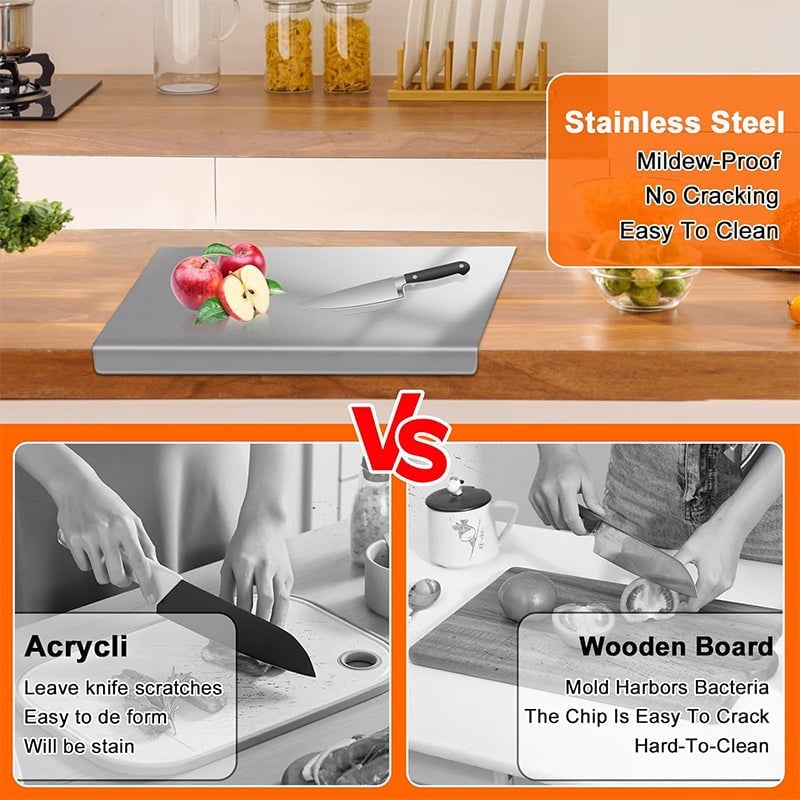 Stainless Steel Kitchen Cutting Board
