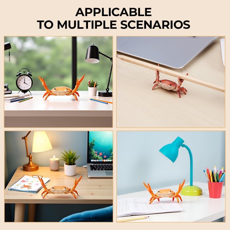 🦀 Crab Weightlifting Pen Holder