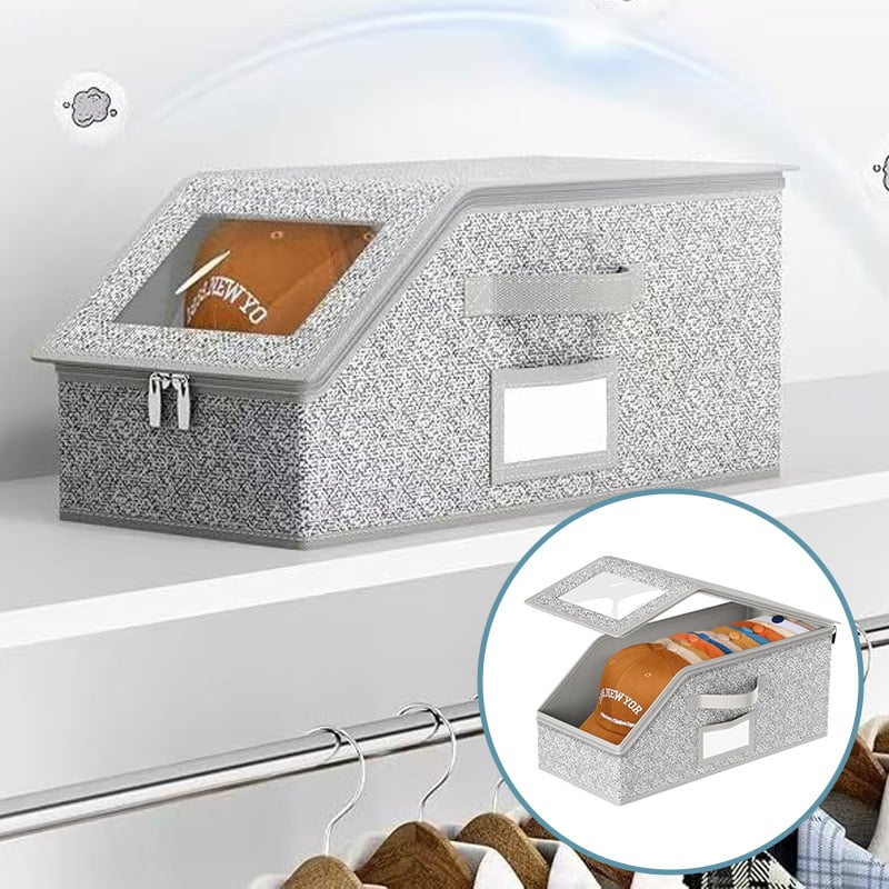Multifunctional Foldable Dust Hat Storage Box
