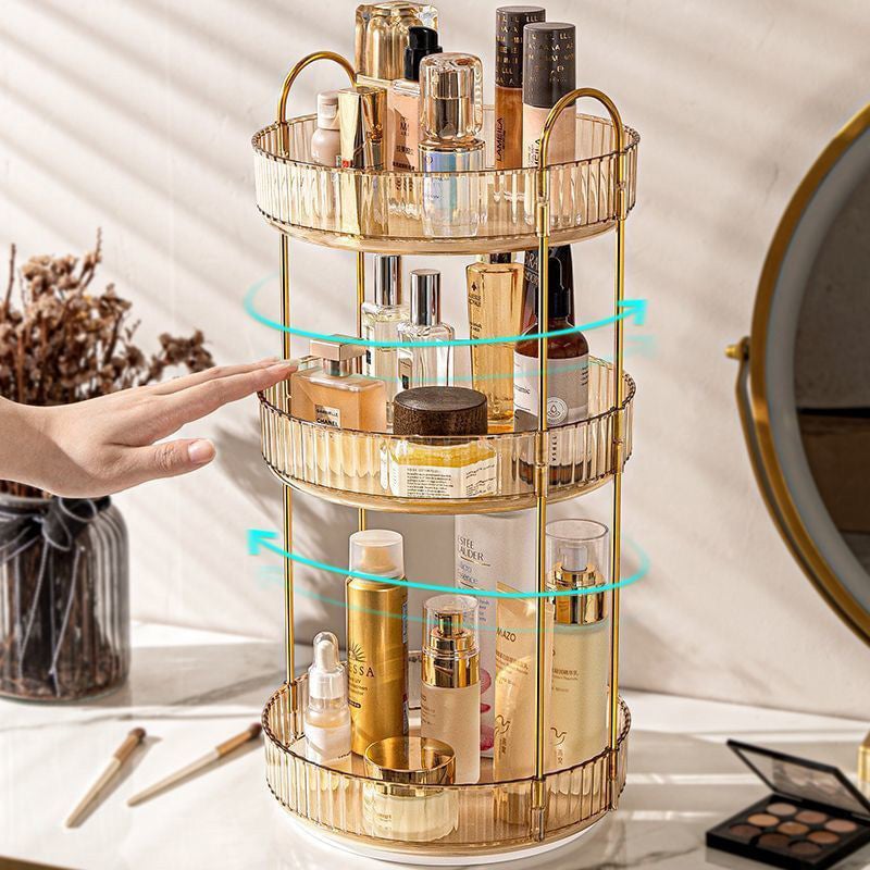 360° Rotating Makeup Organizer