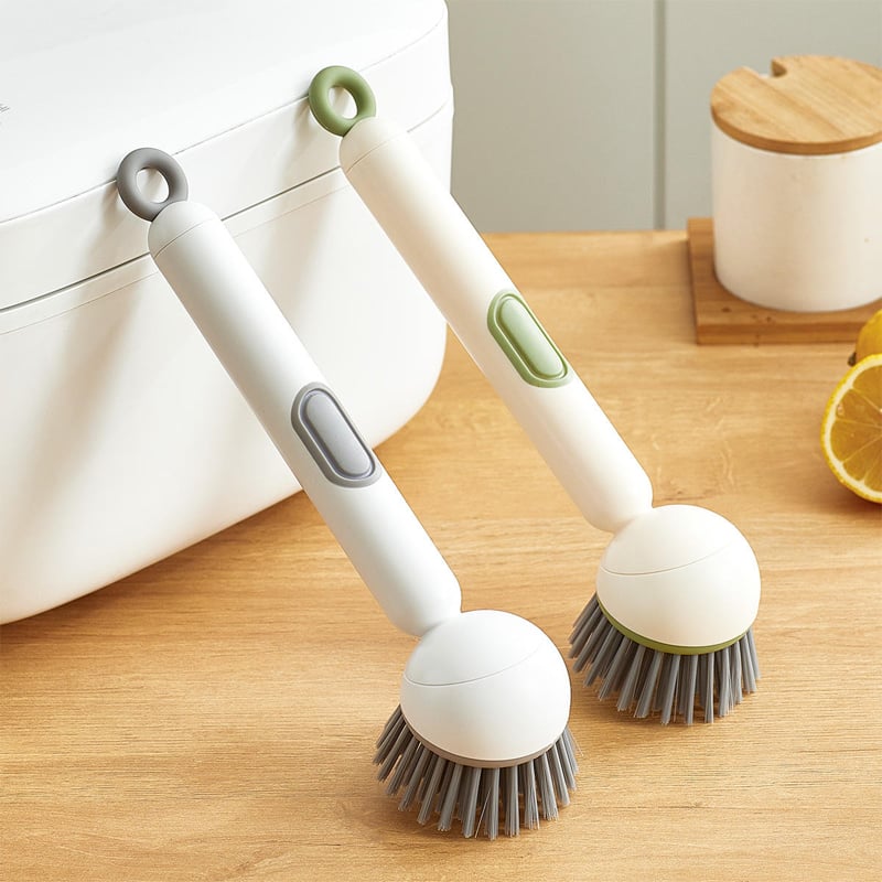 Multi-Functional Long-Handle Rotating Kitchen Brush