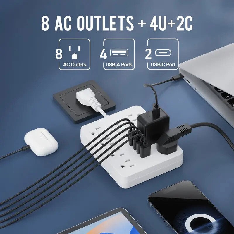 14 in 1 US Standard Multifunctional Power Strip