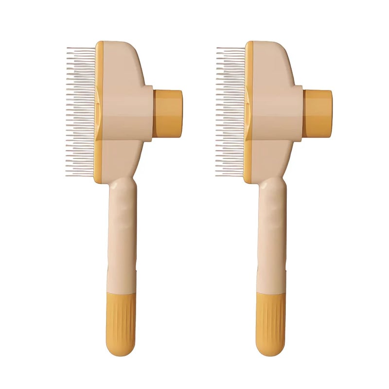 Self-Cleaning Pet Grooming Brush