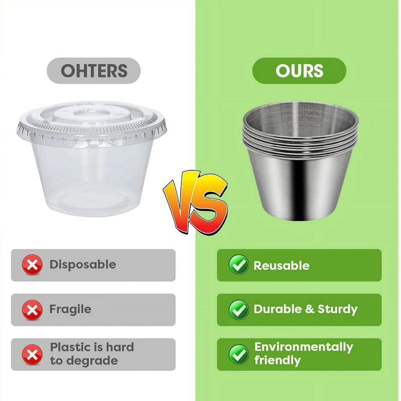 Stainless Steel Containers With Leakproof Silicone Lids