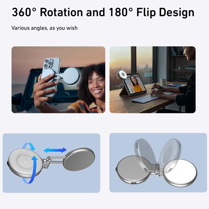 Magnetic Grip & Magnetic Selfie Light