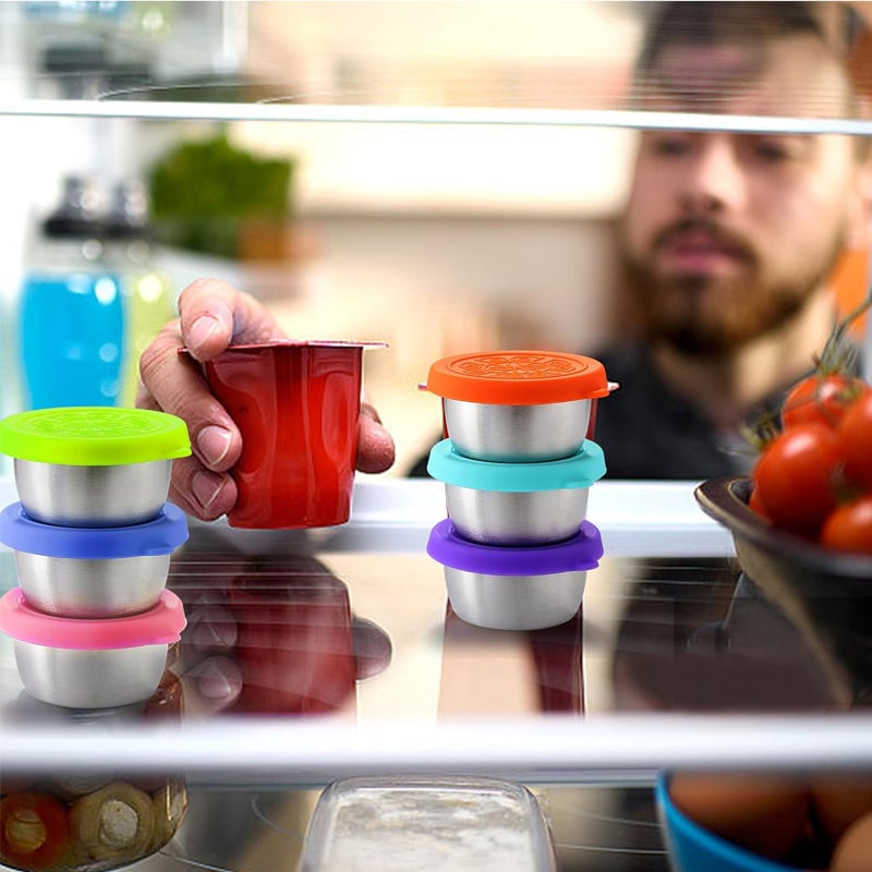 Stainless Steel Containers With Leakproof Silicone Lids