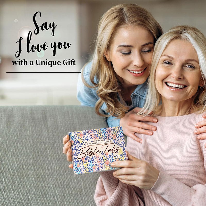 Floral Bible Tabs 66 Peel-and-Stick