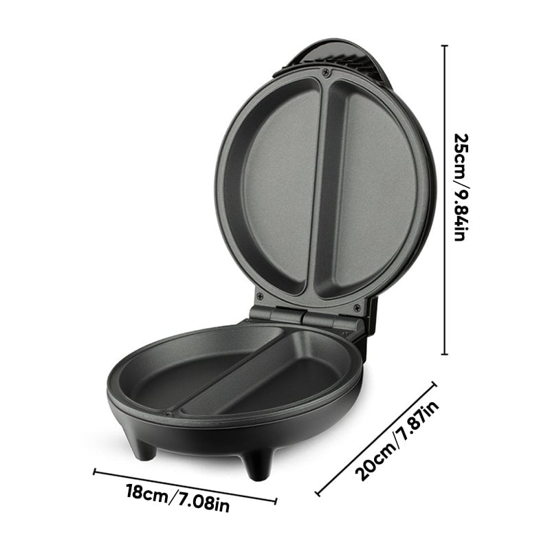 Dual-Zone Electric Omelette Maker