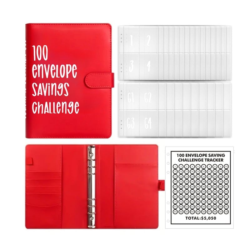 100 Envelope Challenge Binder