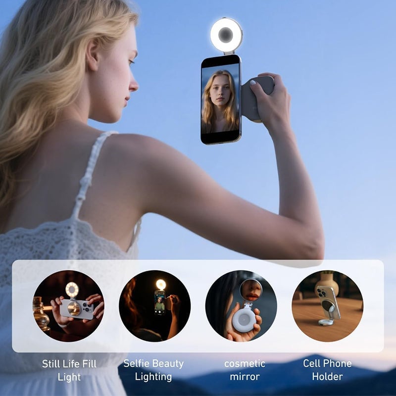 Magnetic Grip & Magnetic Selfie Light
