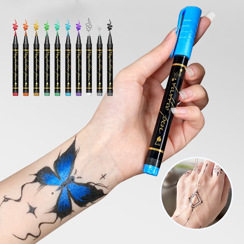 Temporary Tattoo Markers Set