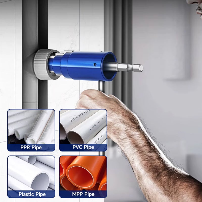 Universal Broken Tap Extractor for Faucet Angle Valves | High-Hardness Hex Shank Thread Remover (1/2", 3/4", 1")