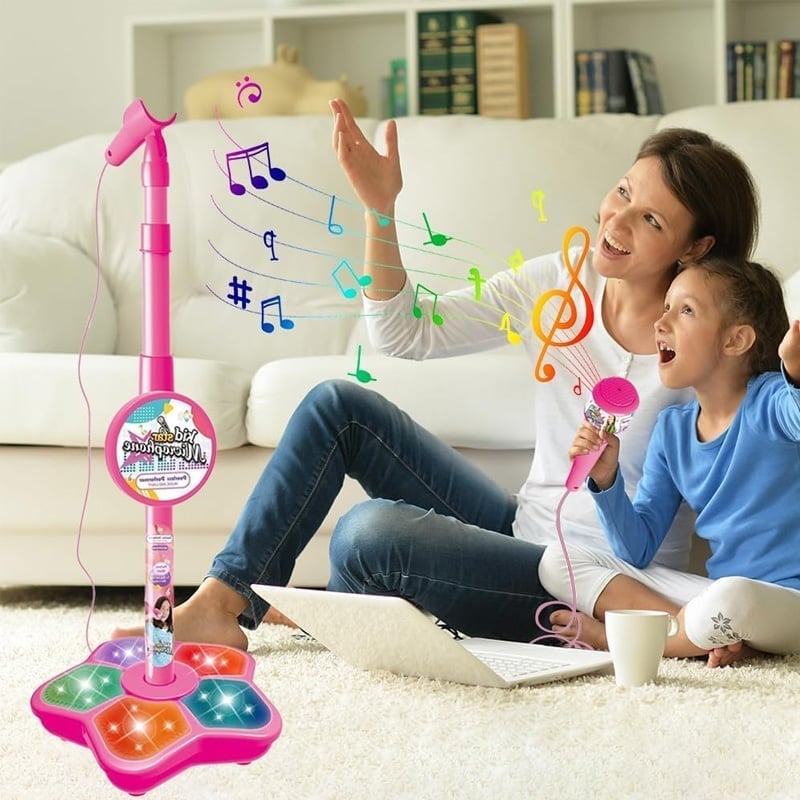 🎤 Kids Microphone and Stand 🌟