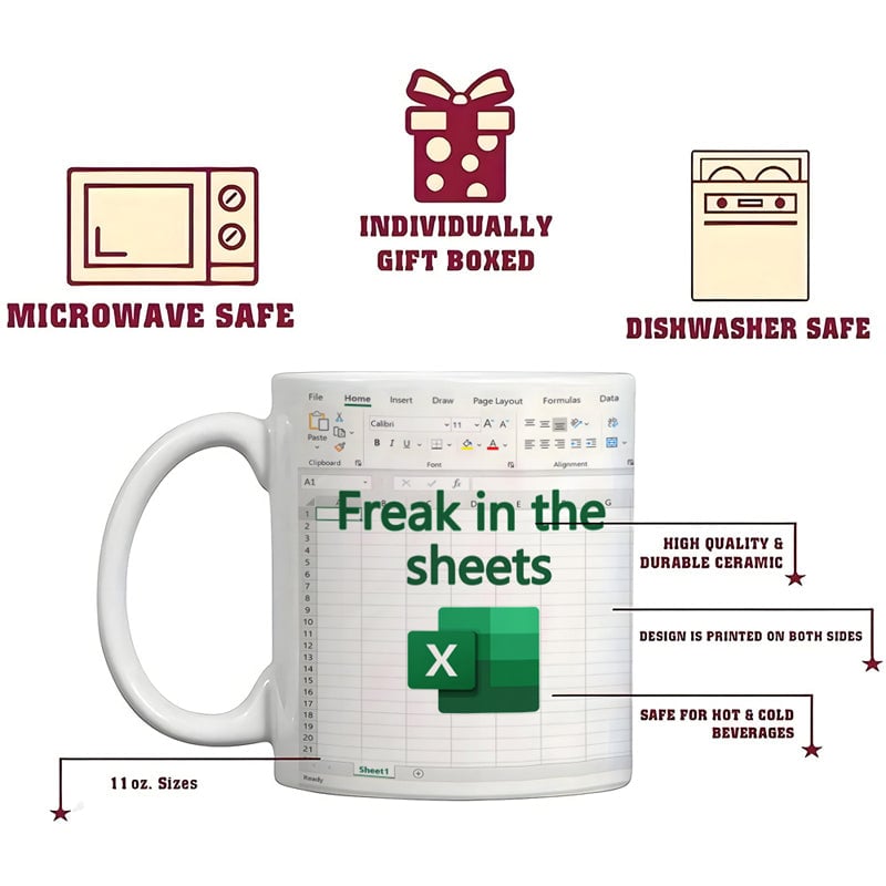 Funny Excel Coffee Mug