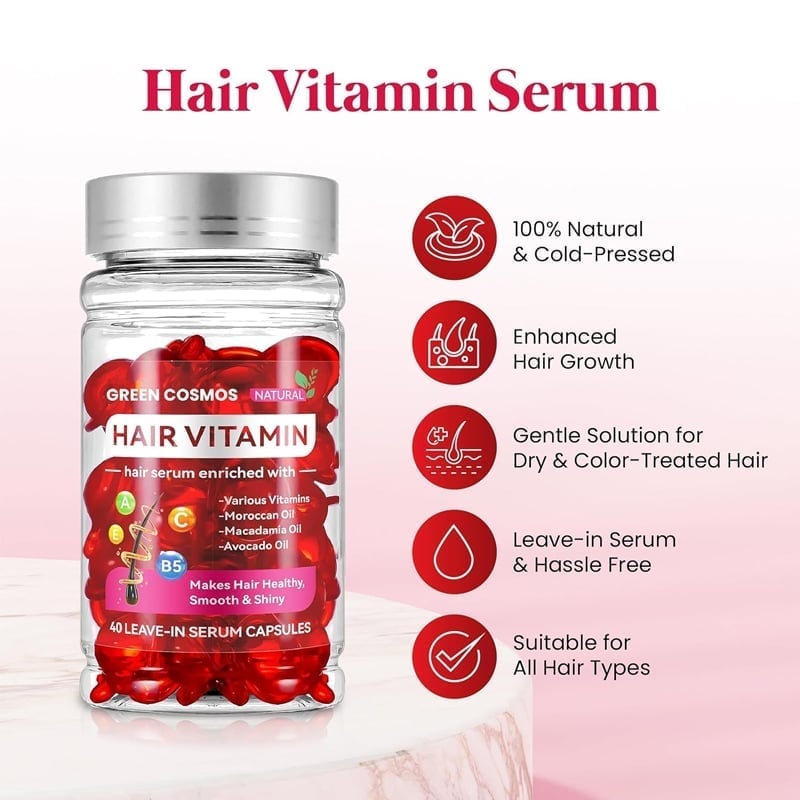Glow Capsules Leave-In Hair Treatment