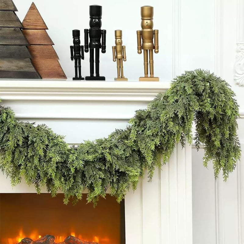 Sakerplus Artificial Plant Christmas Rattan