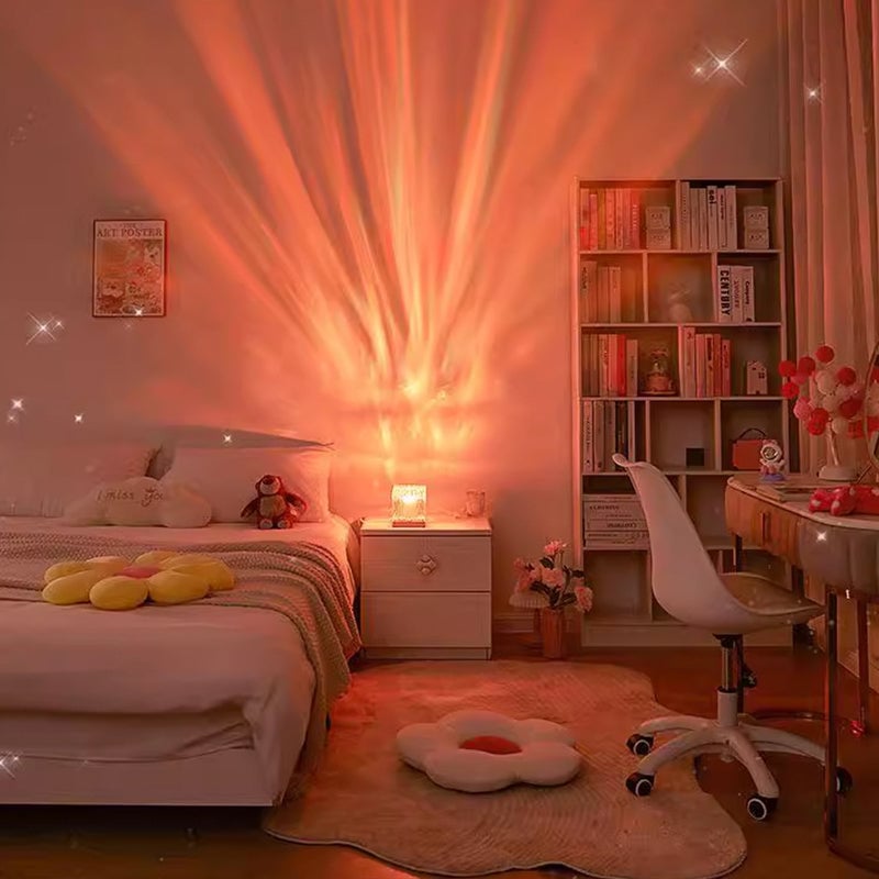 Flame Northern Lights Rotating Mood Light